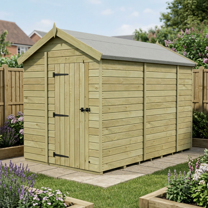 7 x 10 Apex Shed (Single Door, No Windows) - view 5