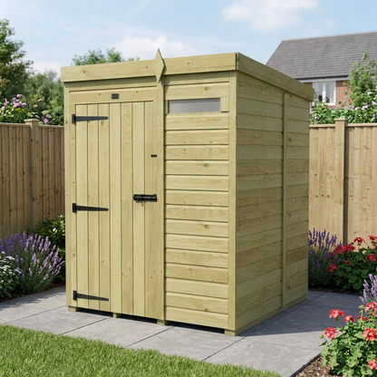 5 x 5 Security Pent Shed - view 5