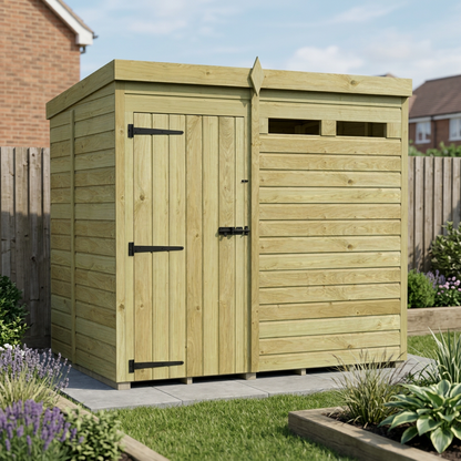 7 x 5 Security Pent Shed - view 6