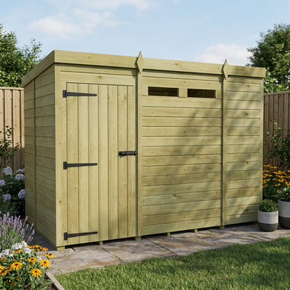 9 x 5 Security Pent Shed - view 3