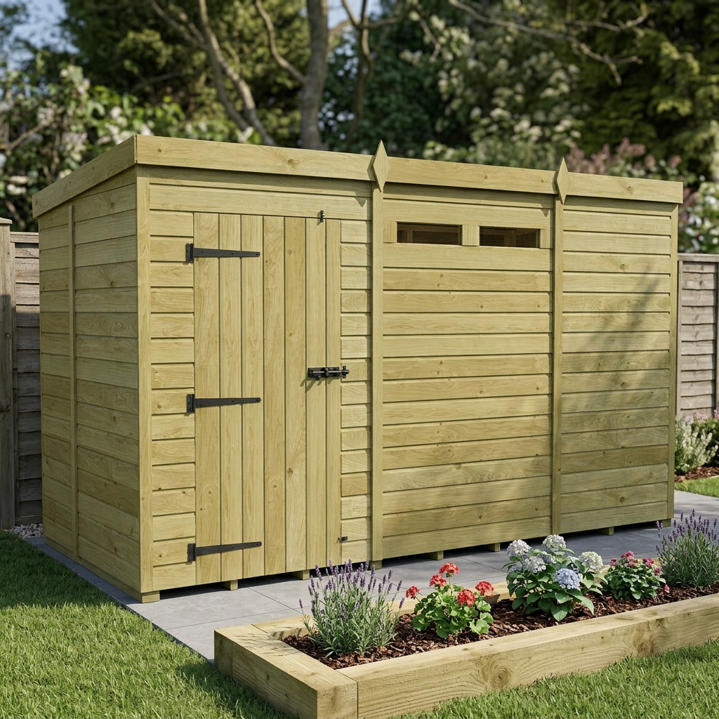 11 x 5 Security Pent Shed - view 5