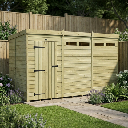 12 x 5 Security Pent Shed - view 6