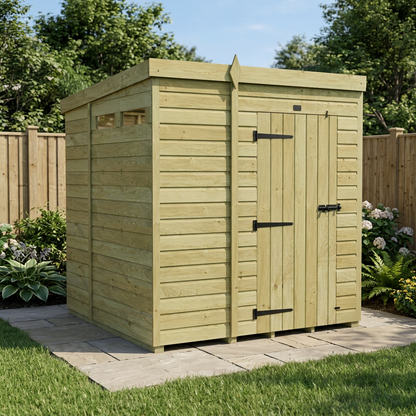 5 x 6  Security Pent Shed - view 6