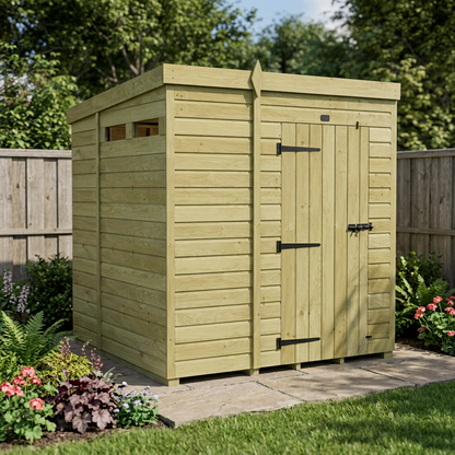 6 x 6  Security Pent Shed - view 5