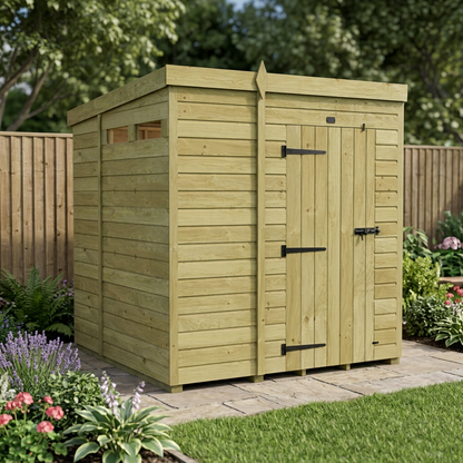 5 x 7 Security Pent Shed - view 4