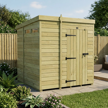 7 x 7 Security Pent Shed - view 3