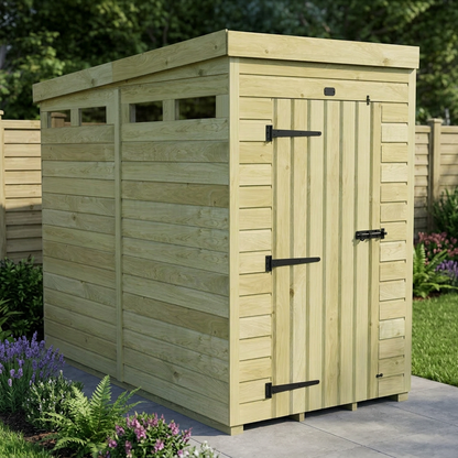 4 x 8 Security Pent Shed - view 3