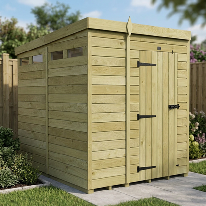 6 x 8 Security Pent Shed - view 4