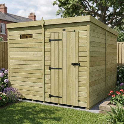 7 x 8 Security Pent Shed - view 3