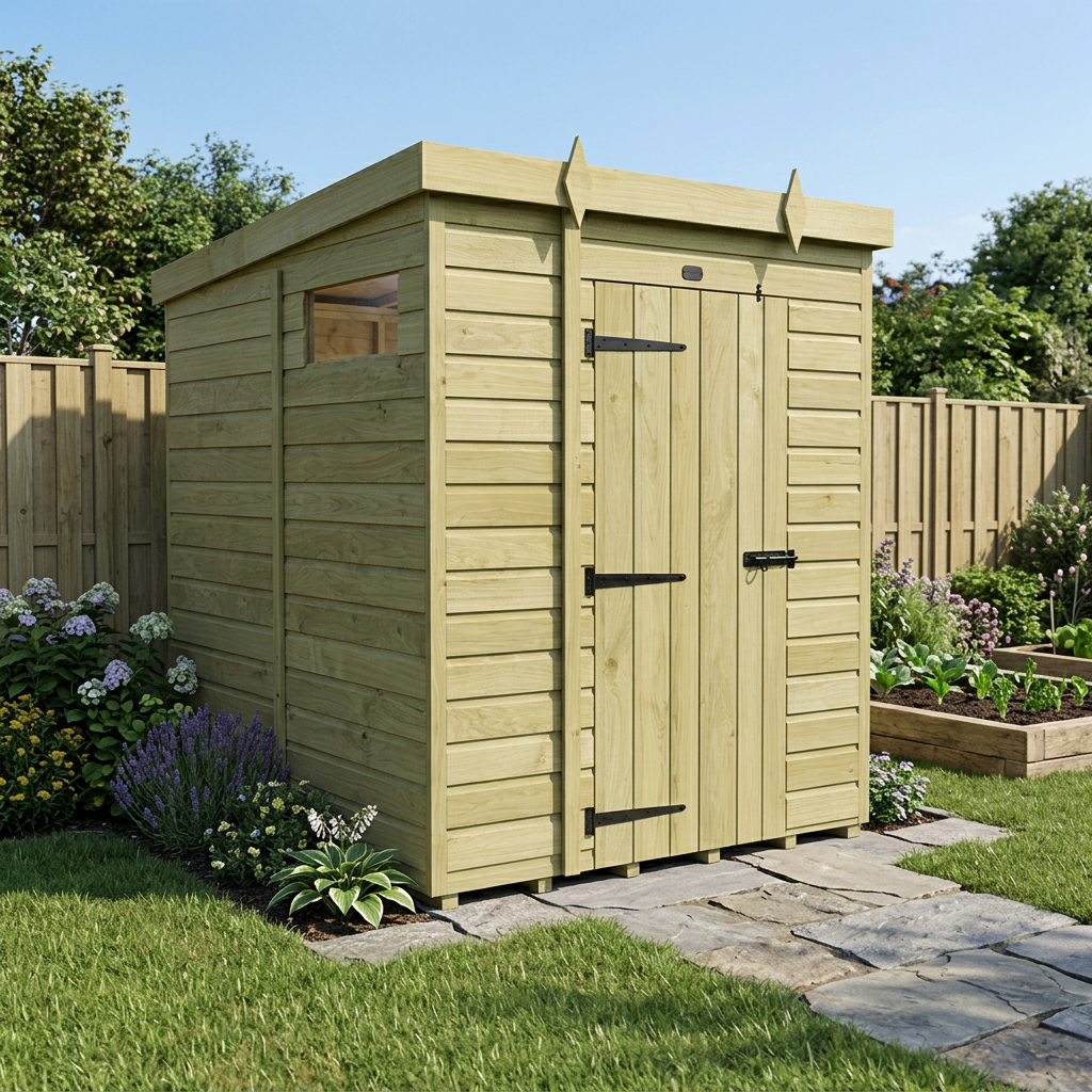 9 x 8 Security Pent Shed - Security Pent Shed