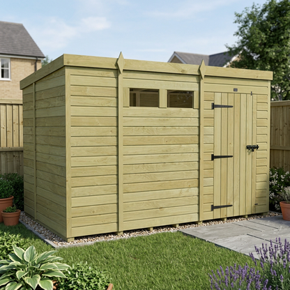 10 x 7 Security Pent Shed - Security Pent Shed