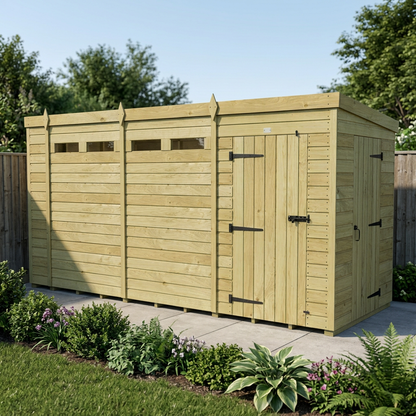 14 x 7 Security Pent Shed - view 3
