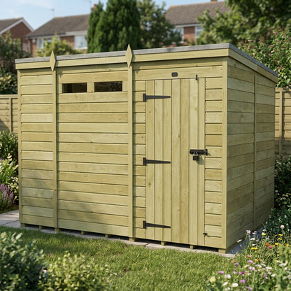 10 x 8 Security Pent Shed - view 2