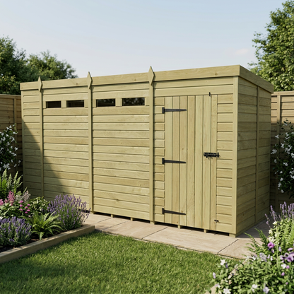 14 x 6  Security Pent Shed - view 6