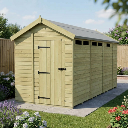 6 x 13 Apex Security Shed - view 3