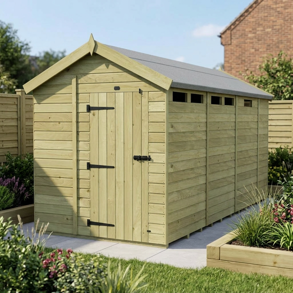 7 x 13 Apex Security Shed - view 4