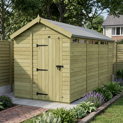 6 x 14 Apex Security Shed - view 3