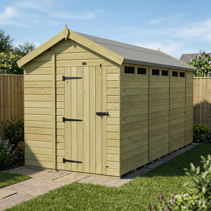 7 x 14 Apex Security Shed - view 3