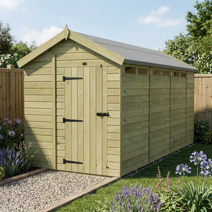 7 x 15 Apex Security Shed - view 3