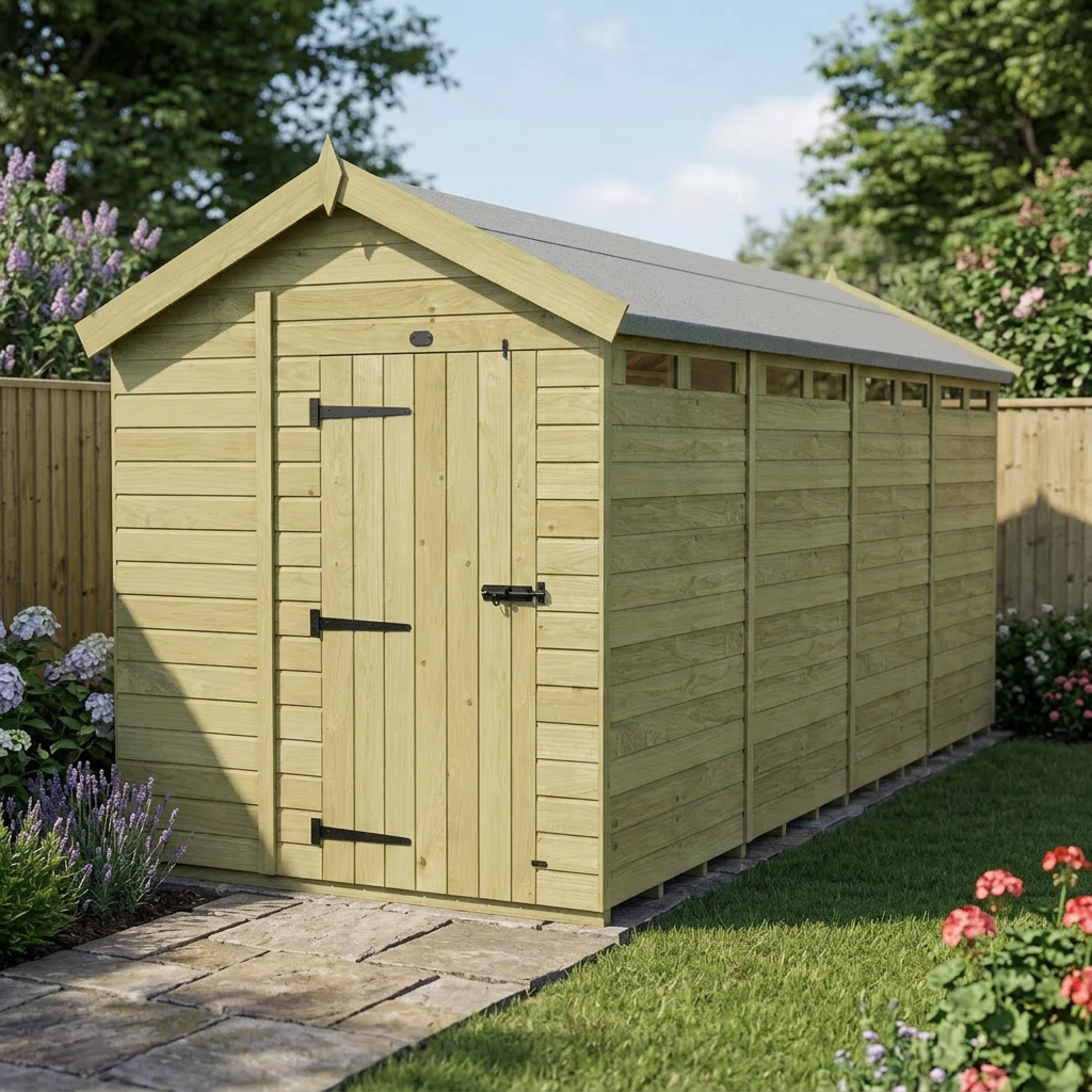 6 x 16 Apex Security Shed - view 3