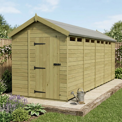 6 x 17 Apex Security Shed - view 3