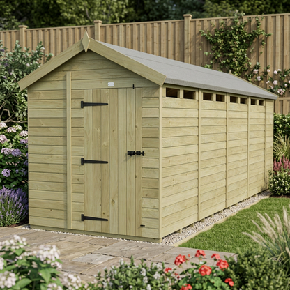 6 x 18 Apex Security Shed - view 4