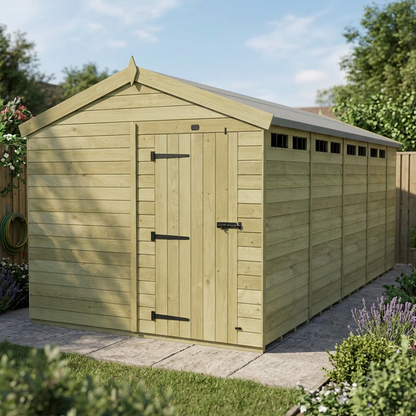 8 x 18 Apex Security Shed - view 4