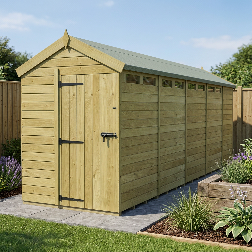 5 x 19 Apex Security Shed - view 5