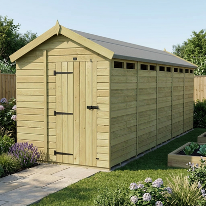 7 x 20 Apex Security Shed - view 4