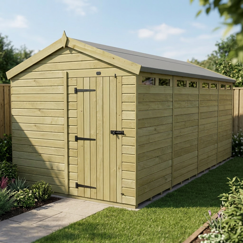 8 x 20 Apex Security Shed - view 5