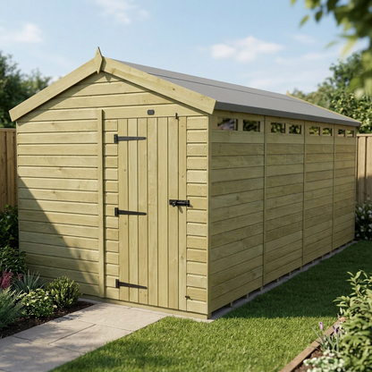 8 x 20 Apex Security Shed - view 5