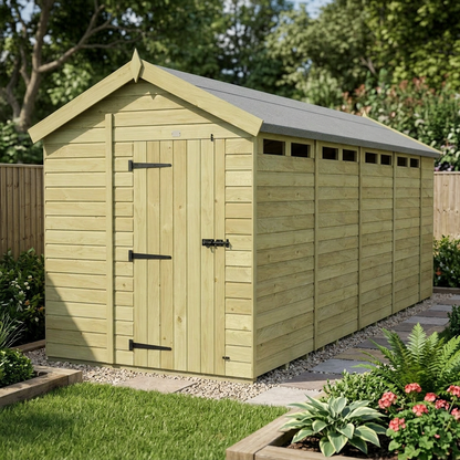 7 x 18 Apex Security Shed - view 3