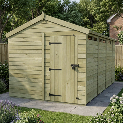 8 x 13 Apex Security Shed - view 3