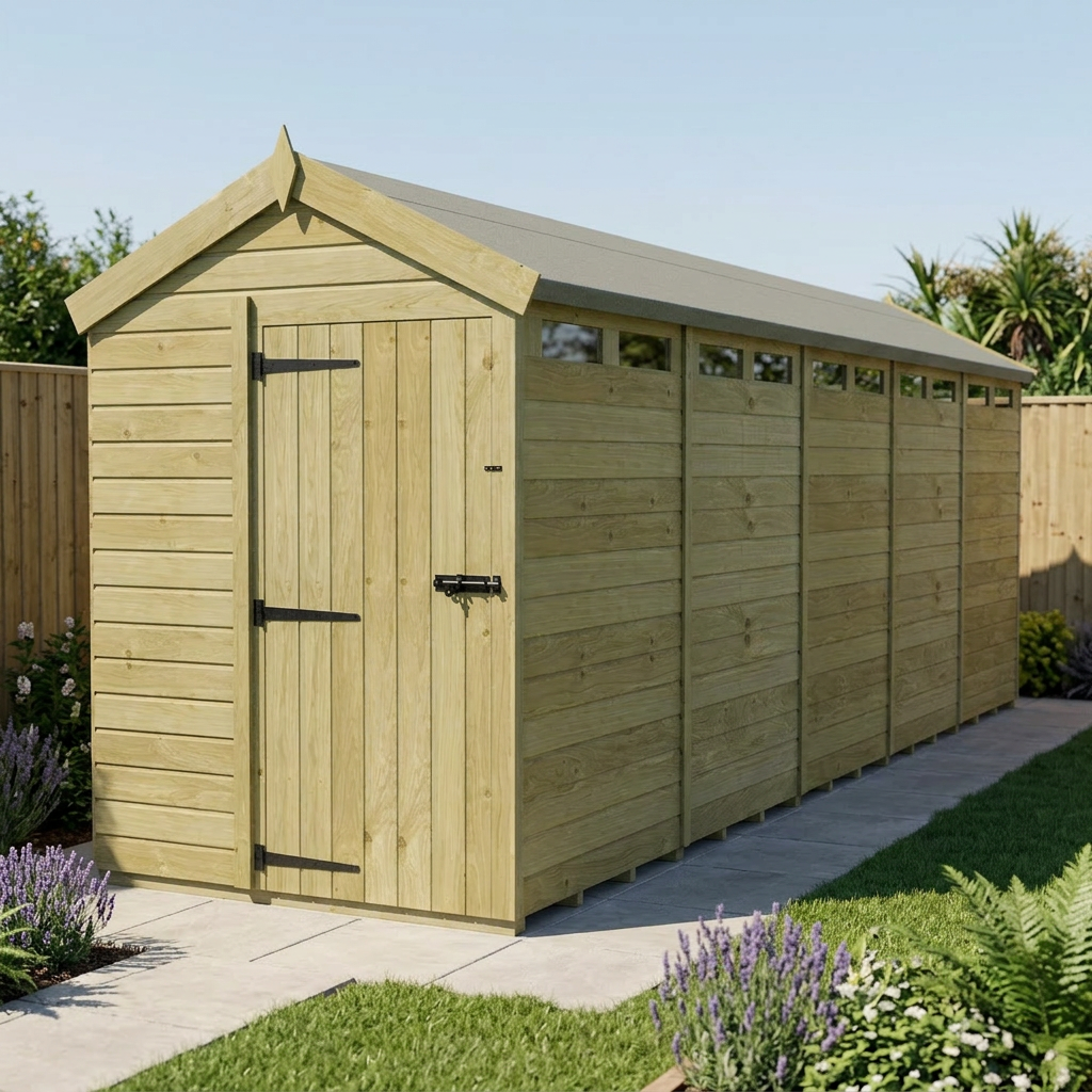 5 x 20 Apex Security Shed - view 3