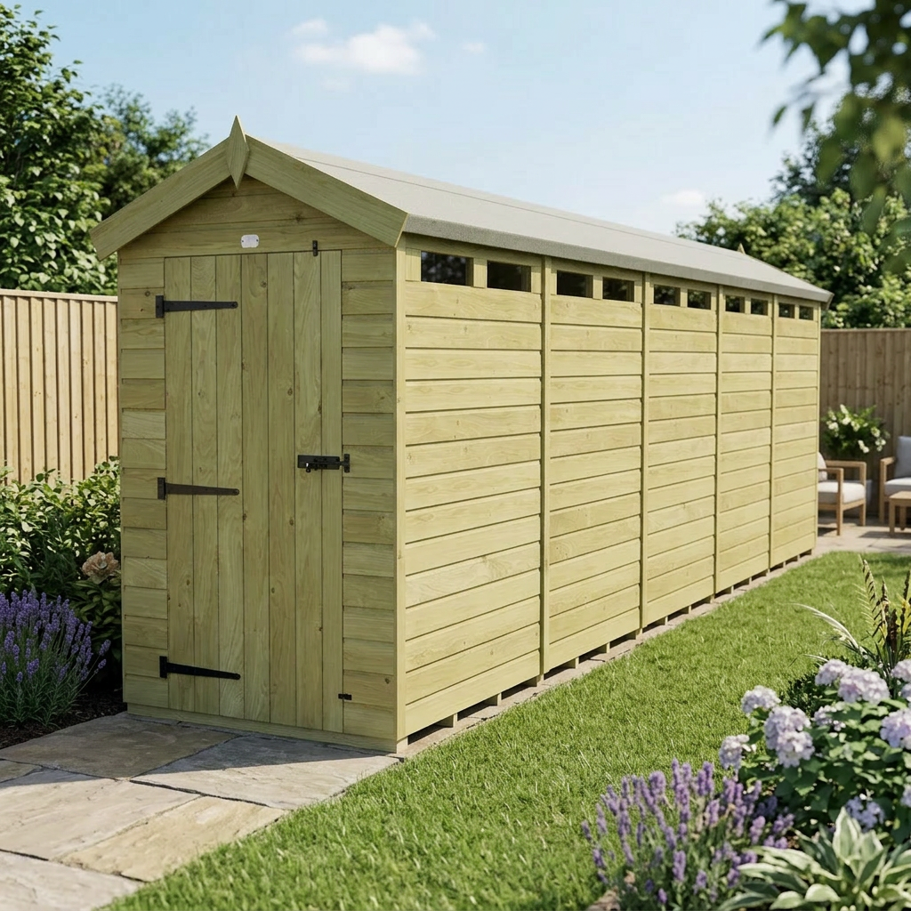 4 x 20 Apex Security Shed - view 4