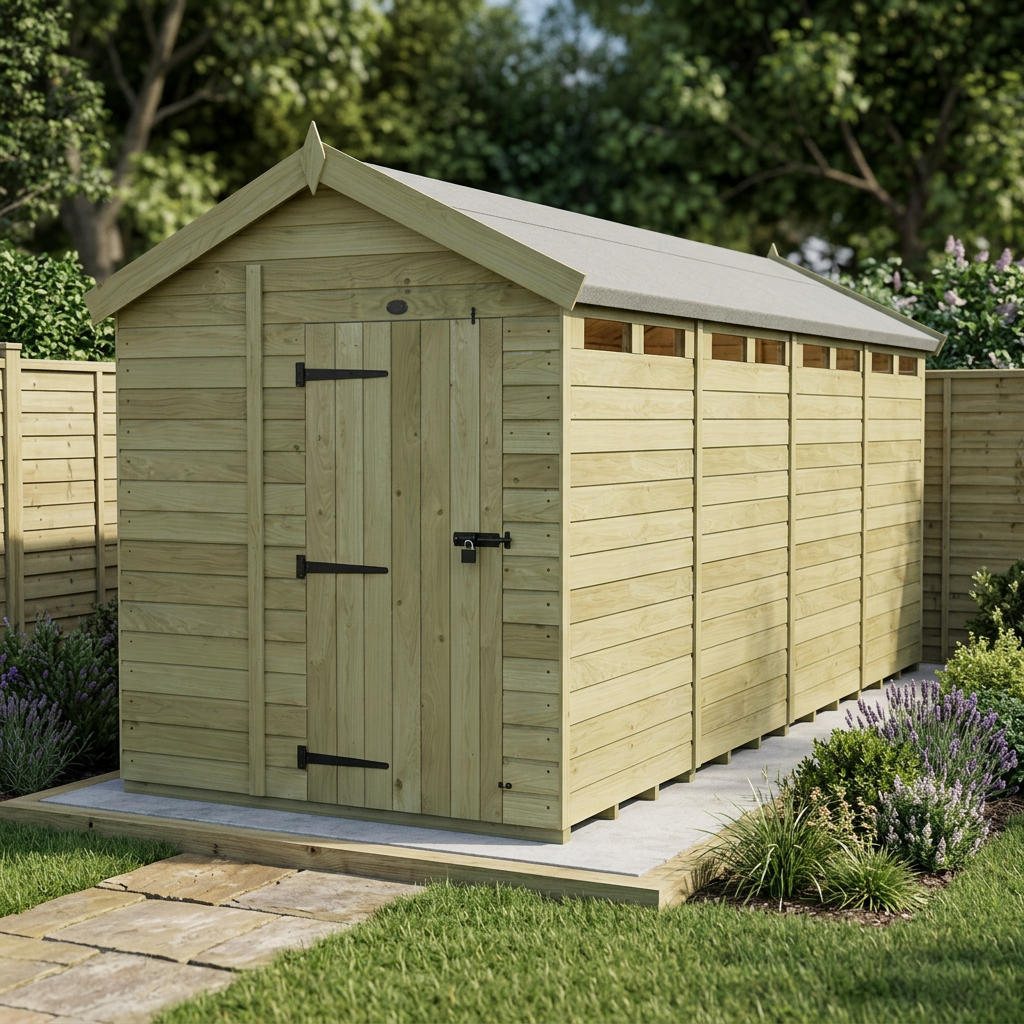 7 x 16 Apex Security Shed - view 4