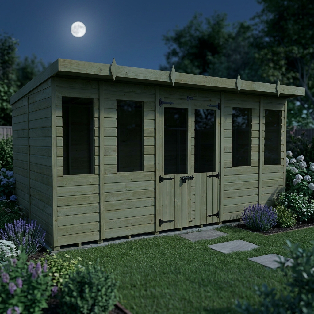 14 x 8 Pent Summer House - view 6