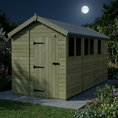 6 x 13 Apex Shed (Single Door, With Windows) - view 6
