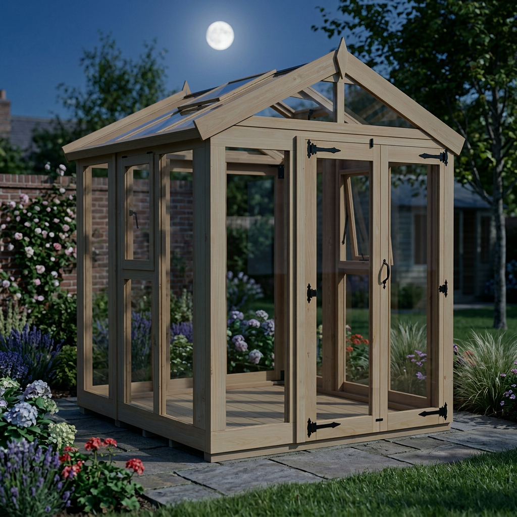 6x6 Glass Greenhouse - view 3