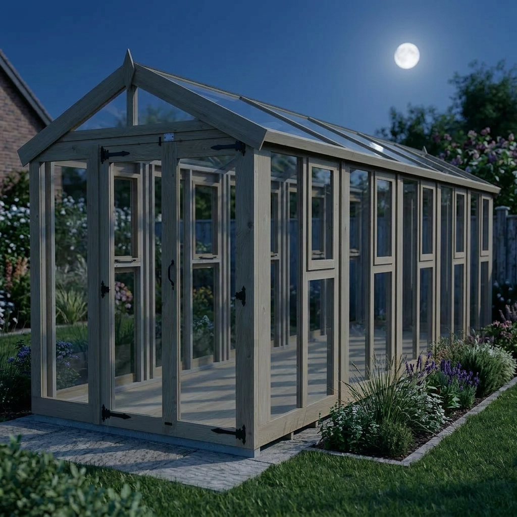 6x20 Glass Greenhouse - view 5