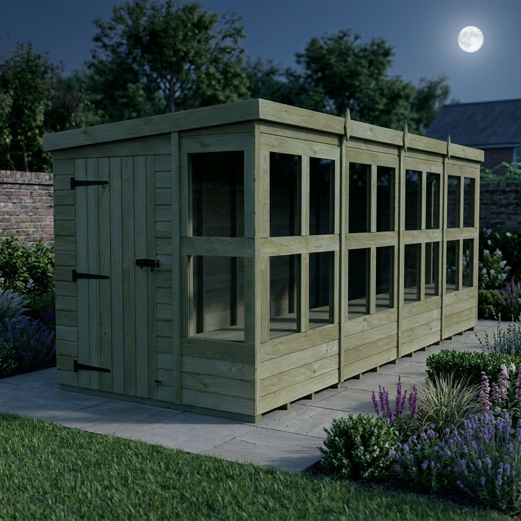6 x 16 Pent Potting Shed - view 5