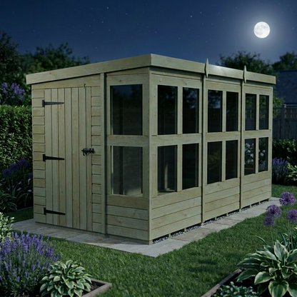 6 x 12 Pent Potting Shed - view 5