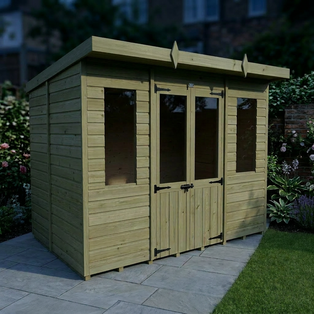10 x 6 Pent Summer House - Pent Summer House