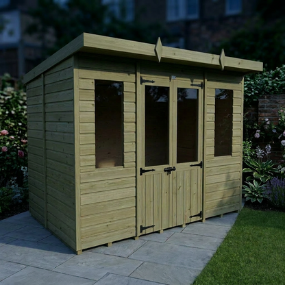10 x 6 Pent Summer House - Pent Summer House