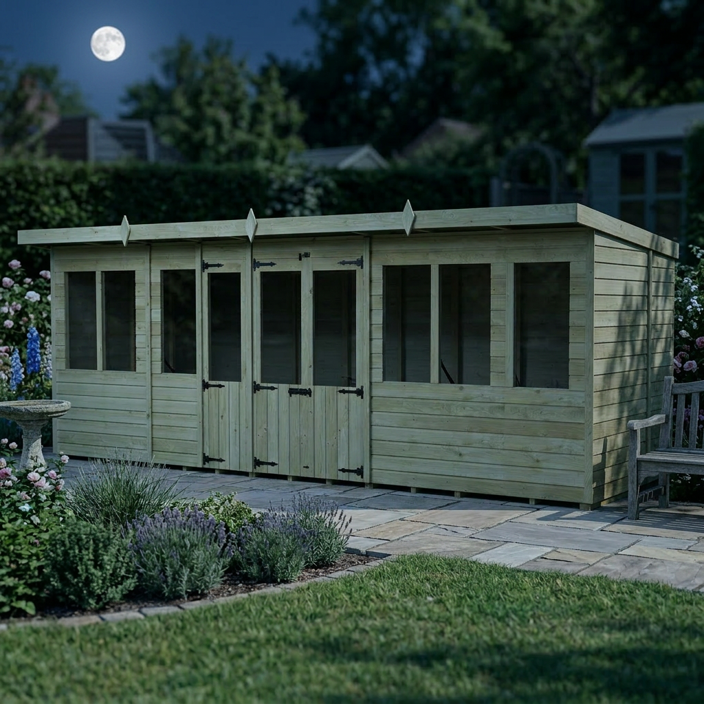 20 x 5 Pent Summer House - view 5