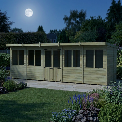 20 x 7 Pent Summer House - view 4