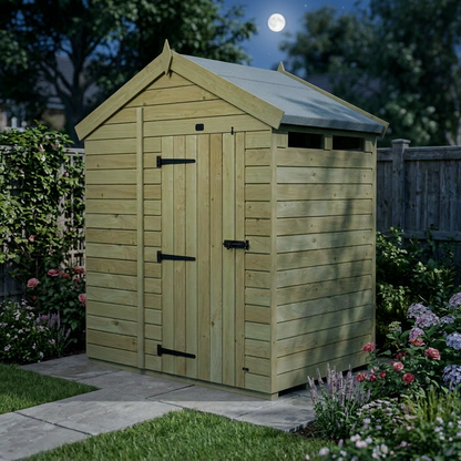 4 x 6  Apex Security Shed - view 5