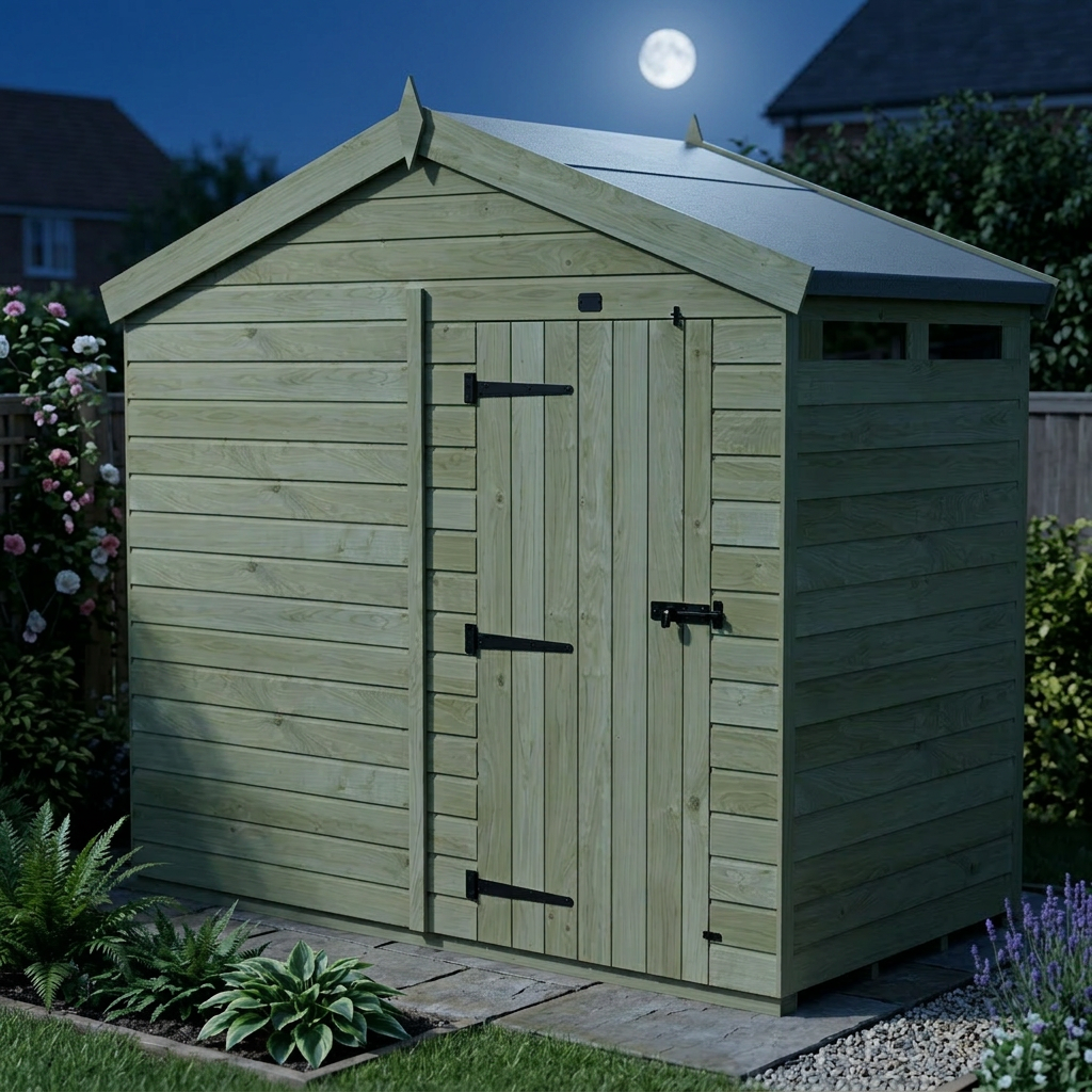 4 x 8  Apex Security Shed - view 5