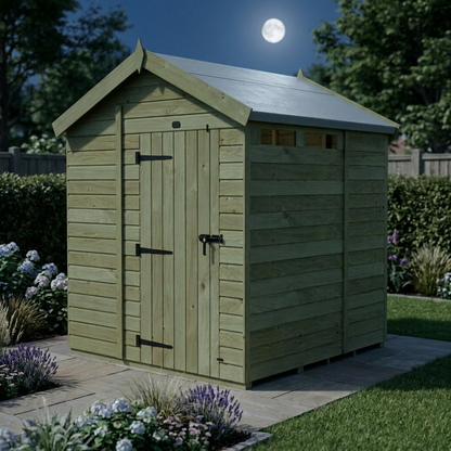 6 x 6 Apex Security Shed - view 5