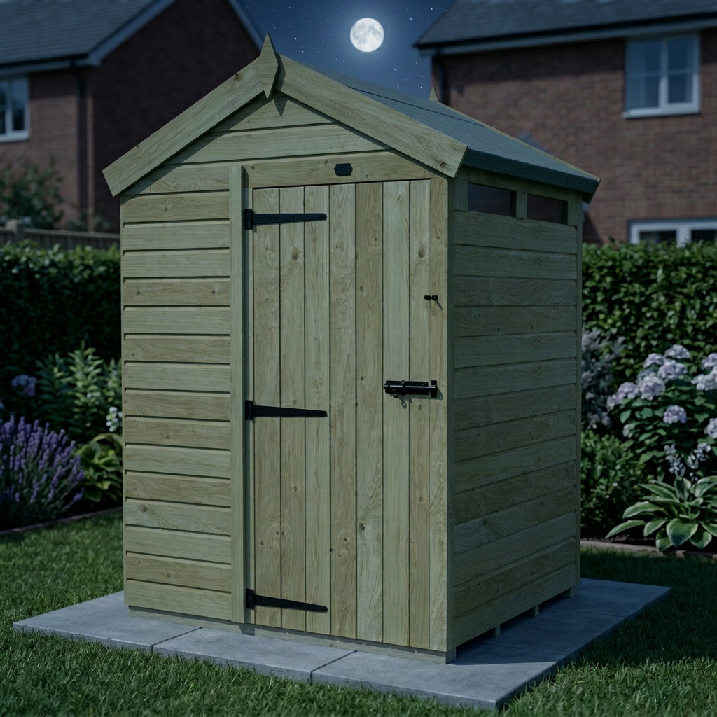 4 x 5  Apex Security Shed - view 5